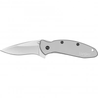 Складной полуавтоматический нож KERSHAW SCALLION, сталь 420HC, рукоять Stainless Steel купить в Старом Осколе